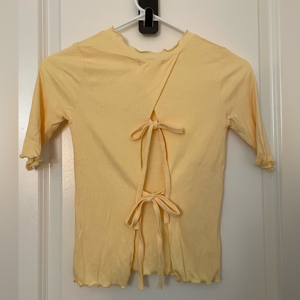 Oak&Fort Open Tie Back Top